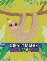 Color By Number Animals