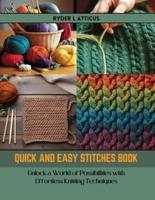 Quick and Easy Stitches Book