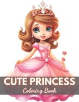 Cute Princess Coloring Book For Kids