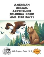 American Animal Adventurers Coloring Book and Fun Facts
