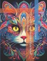 Comely Cats Mandala Style Adult Coloring Book
