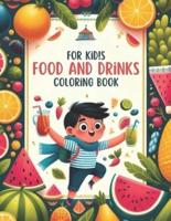 Food and Drink Coloring Book