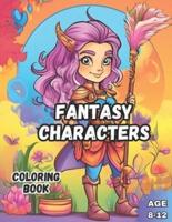 Fantasy Characters Coloring Book