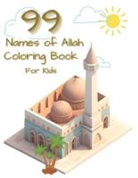 99 Names of Allah Coloring Book for Kids