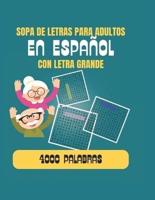 Sopa De Letras Para Adultos En Español