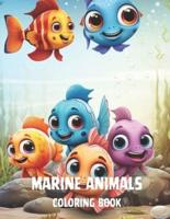 Marine Animals Coloring Books