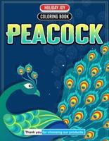 Peacock Coloring Book Nature Lovers