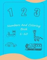 Recognise Number And Coloring Books 1-10