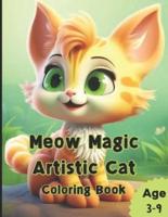 Meow Magic Artistic Cat - Unlock Creative Adventures in Coloring