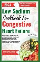 Low Sodium Cookbook For Congestive Heart Failure