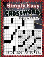 Simply Easy Crossword Puzzles Book For Adults