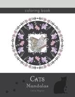 Cats Mandalas - Coloring Book