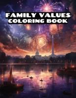 Family Values Coloring Book