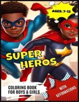 Super Hero Book for African American Girls and Boys