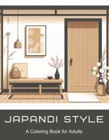 Japandi Style A Coloring Book for Adults