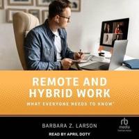 Remote and Hybrid Work