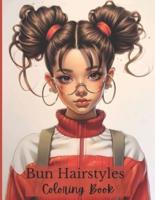 Bun Hairstyles Coloring Book