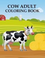 Cow Adult Coloring Book