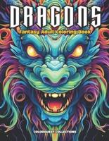 Dragons Fantasy Adult Coloring Book