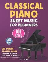Classical Piano Sheet Music for Beginners