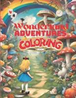 Wonderland Adventures Coloring Book