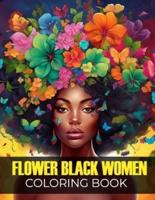 Flower Black Women Coloring Book