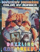 Mystery Mosaics Color By Number Dazzling Cat Breeds