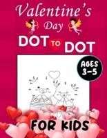 Valentine's Day Dot To Dot For Kids Ages 3-5
