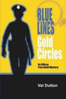 Blue Lines Gold Circles