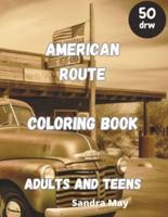 American Route Coloring Book