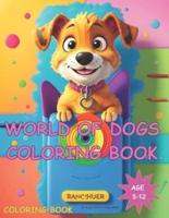 World of Dogs Coloring Book