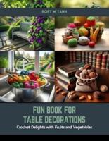 Fun Book for Table Decorations