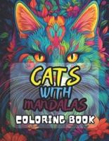 Cats With Mandalas Coloring Book