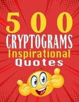 500 Cryptograms of Inspirational Quotes