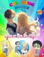 The Your Lie Ap-Ril Coloring Book