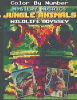 Mystery Mosaics Jungle Animals Color by Number Wildlife Odyssey