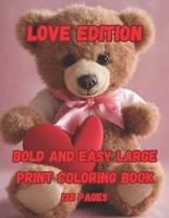 Bold And Easy Large Print Coloring Book