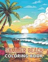 Summer Beach Coloring Book for Adults