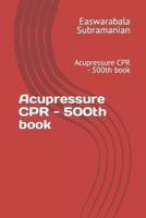 Acupressure CPR - 500th Book