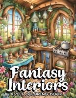 Fantasy Interiors Coloring Book