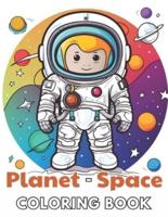 Planet and Space Coloring Book