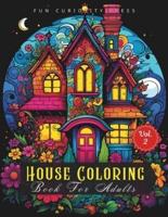 House Coloring Book For Adults