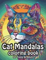 Cat Mandalas Coloring Book