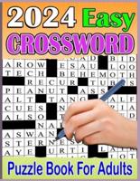2024 Easy Crossword Puzzle Book For Adults
