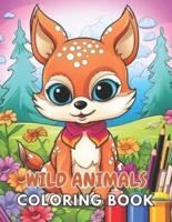 Wild Animals Coloring Book for Kids