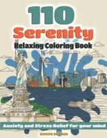 110 Serenity Relaxing Coloring Book