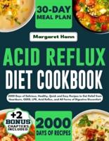 Acid Reflux Diet Cookbook