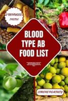 Blood Type AB Food List
