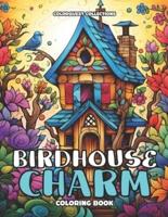 Birdhouse Charm Coloring Book