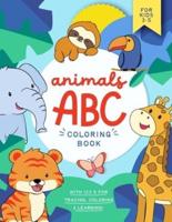 Animals ABC Coloring Book